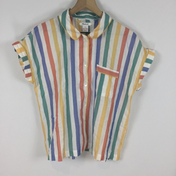 Madewell Tops - Madewell Bedtime Pajama Shirt, Size Medium